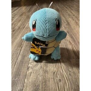 New Pokémon 8" Corduroy Squirtle Plush Stuffed Animal Toy - Limited Edition NWT